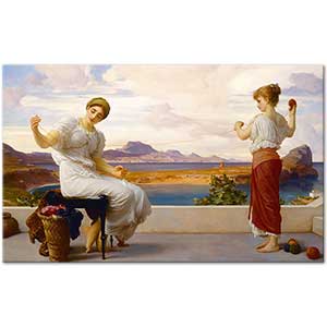 Lord Frederic Leighton Çile Sarmak
