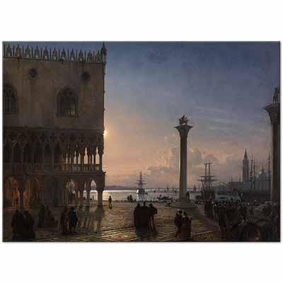 Friedrich Paul Nerly Gece San Marco Meydanı