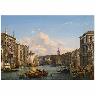 Friedrich Paul Nerly Grand Kanal Venedik