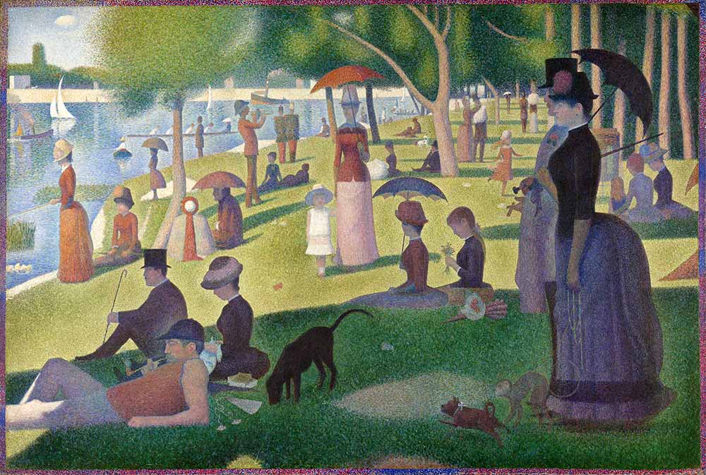 Georges Seurat Büyük Jatte Adasında Akşam Vakti