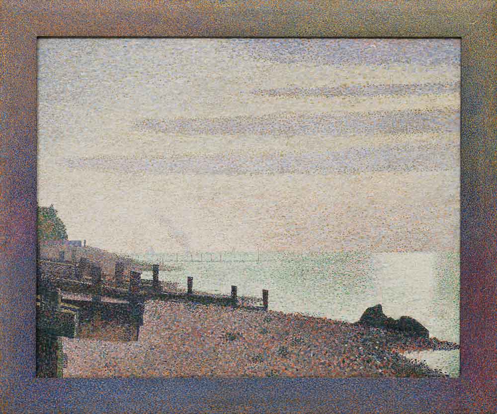 Georges Seurat Deniz Kıyısında Akşam, Honfleur