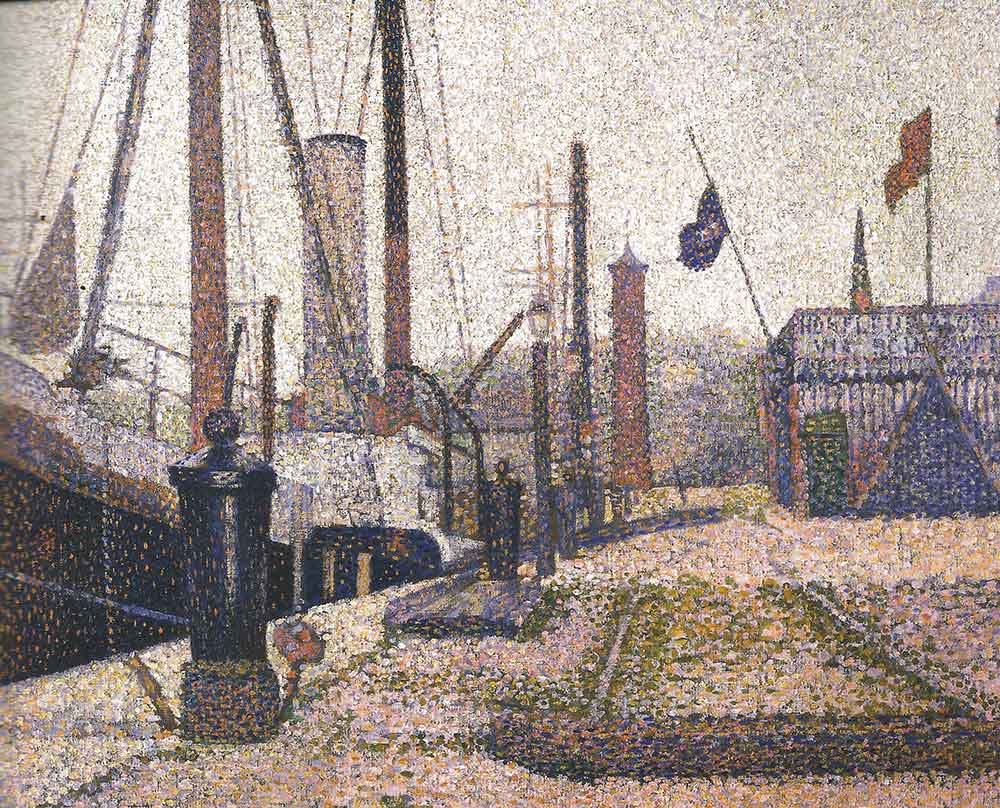 Georges Seurat Maria Honfleur Limanında