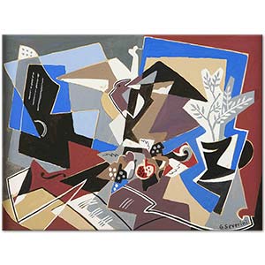 Gino Severini Mavi Kompozisyon