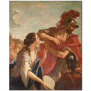 Giovanni Antonio Pellegrini Jephthah'ın Dönüşü