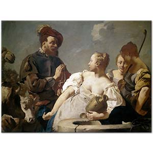 Giovanni Battista Piazzetta Çeşme Başında Rebecca