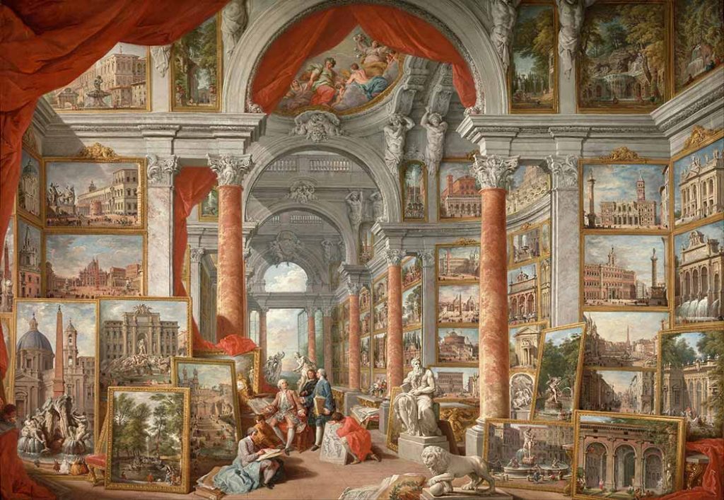 Giovanni Paolo Pannini Modern Romada Resim Galerisi