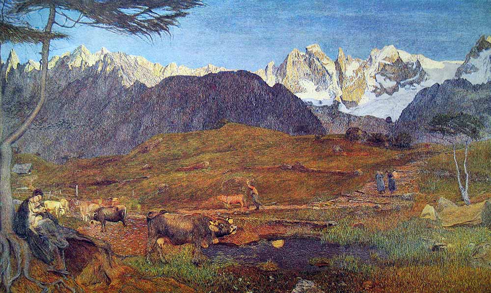 Giovanni Segantini Alpler üçlemesi Mola