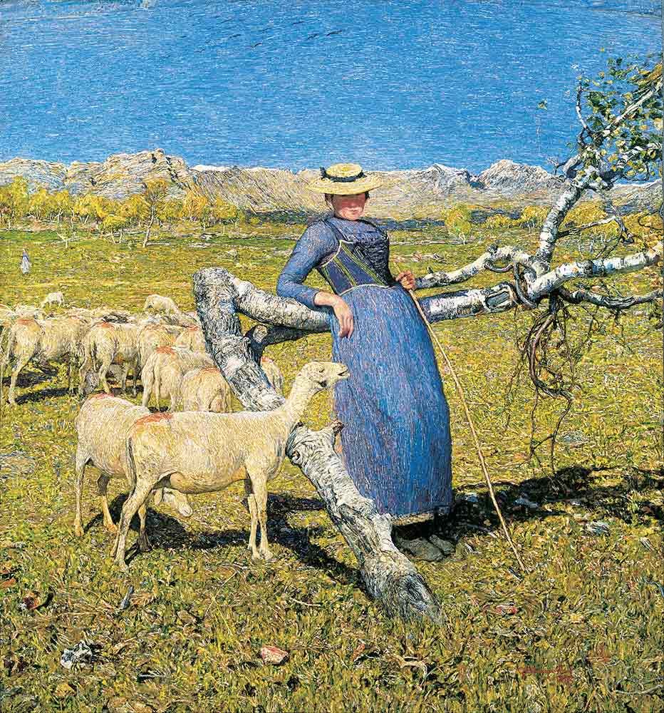 Giovanni Segantini Öğle Zamanı Alpler