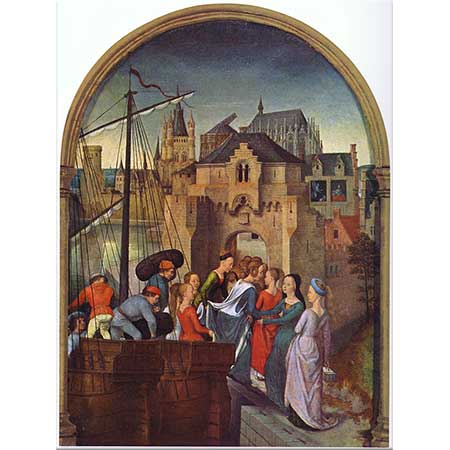 Hans Memling Azize Ursula'nın Köln'e Varışı