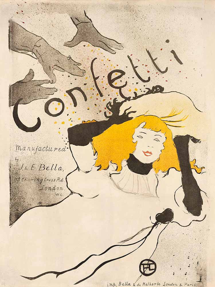 Henri de Toulouse Lautrec Confetti