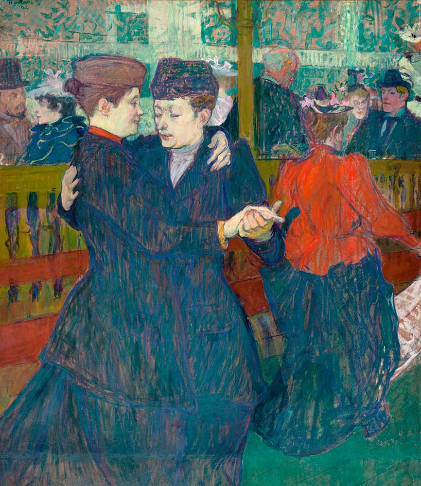 Henri de Toulouse Lautrec Dans Eden iki Kadın