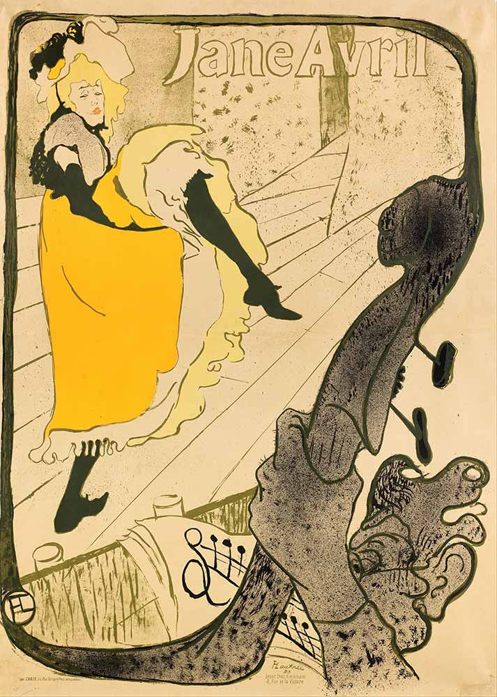 Henri de Toulouse Lautrec Jane Avril Afişi