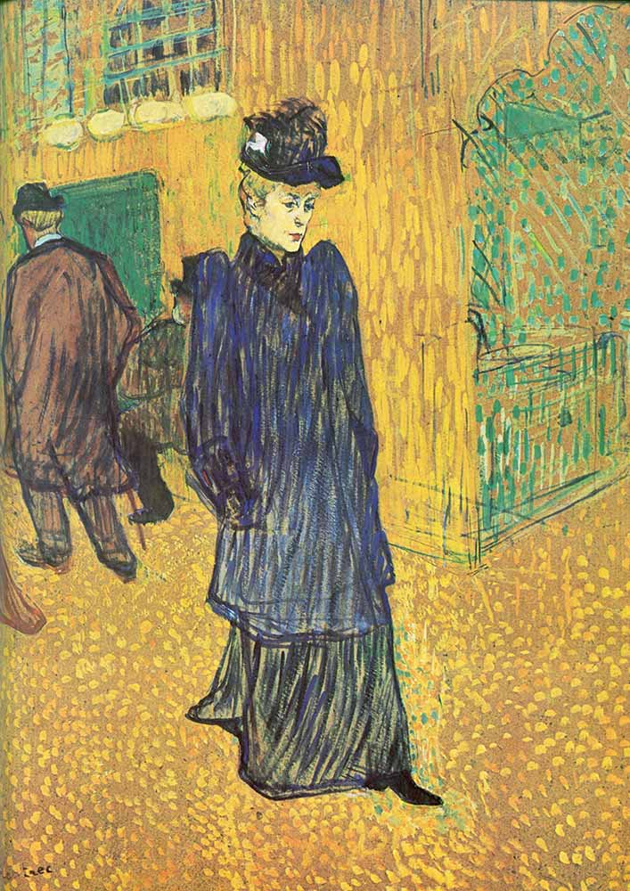 Henri de Toulouse Lautrec Jane Avril Yürüyüşte