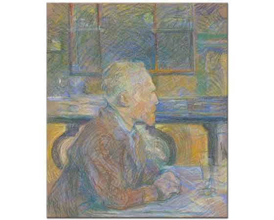 Henri de Toulouse Lautrec Van Gogh Portresi