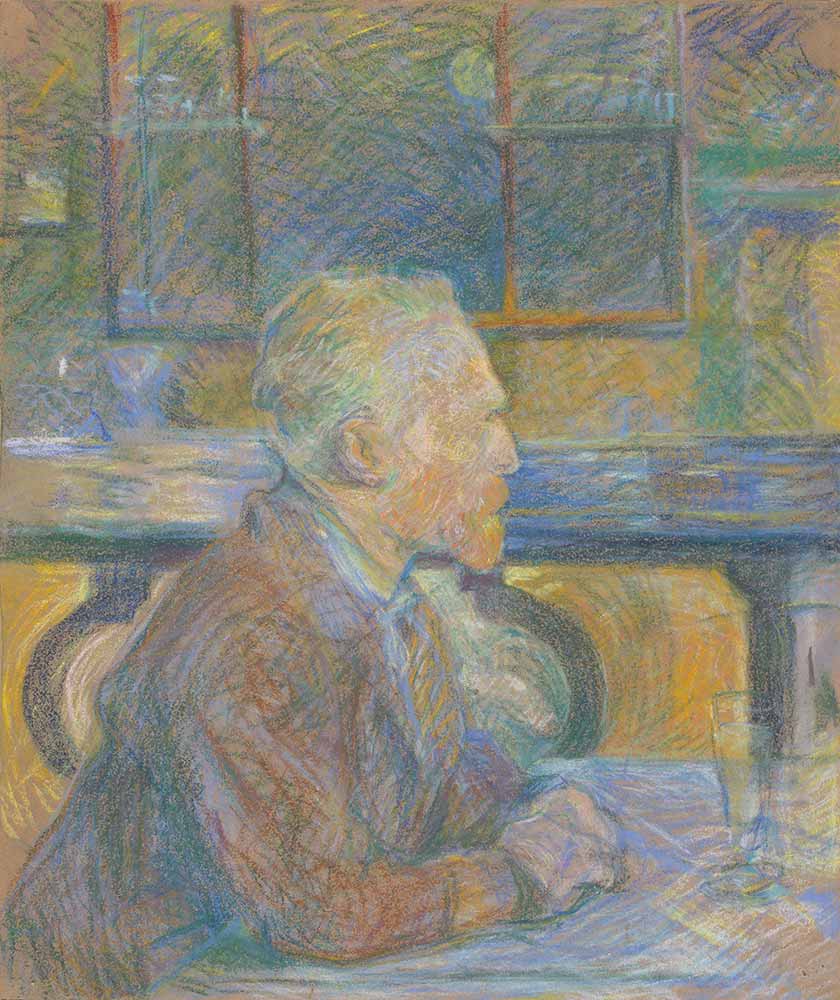 Henri de Toulouse Lautrec Van Gogh Portresi