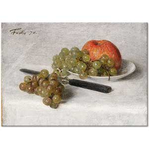 Henri Fantin Latour Meyveli Natürmort