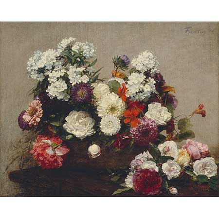 Henri Fantin Latour Çiçek Buketi