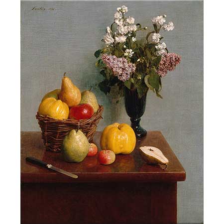 Henri Fantin Latour Çiçekler ve Meyveler