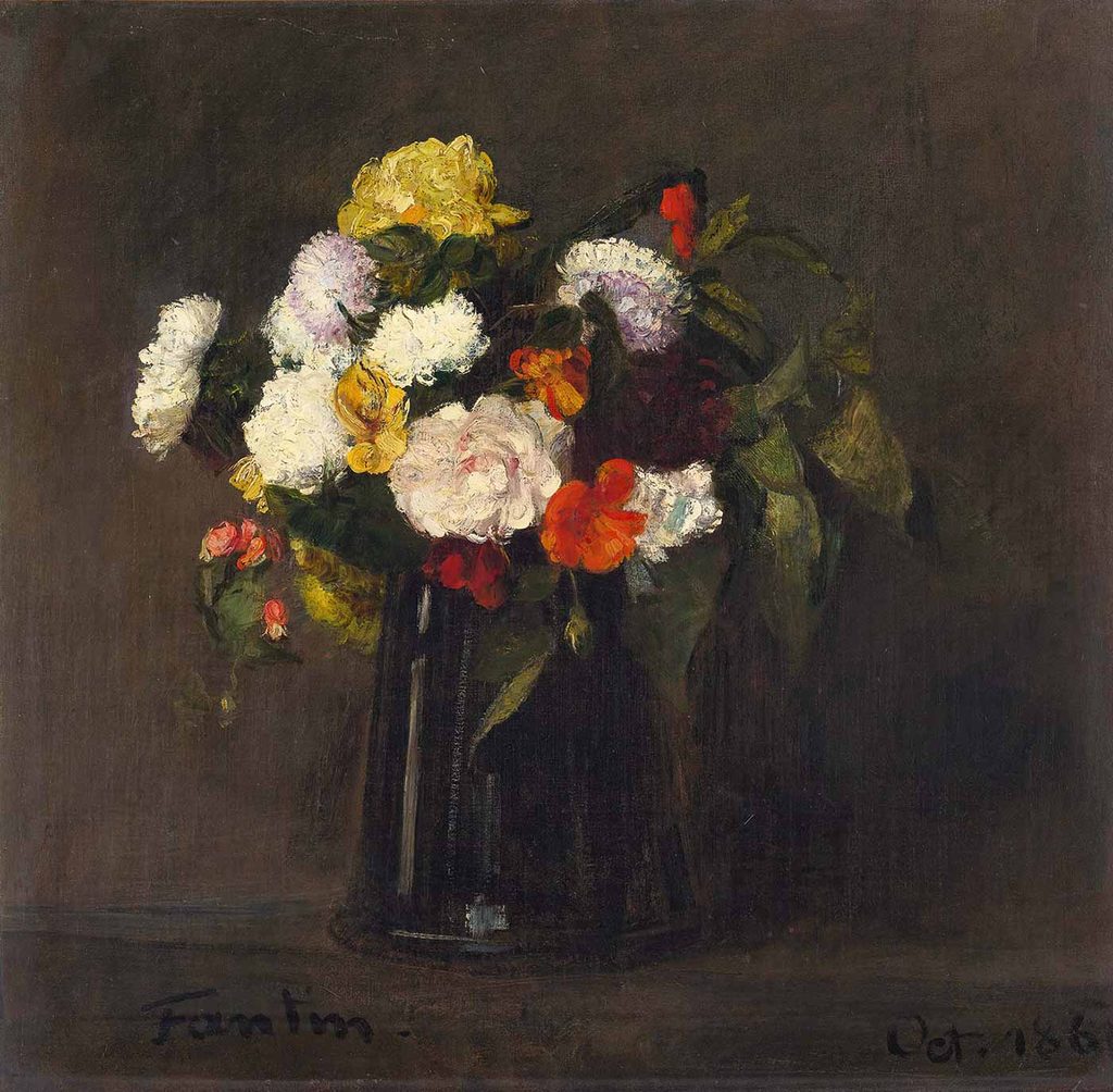 Henri Fantin Latour Vazodaki Çiçekler