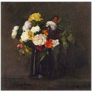 Henri Fantin Latour Vazodaki Çiçekler