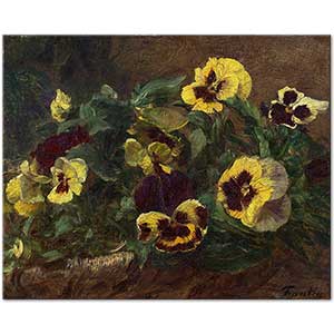 Henri Fantin Latour Hercai Menekşeler