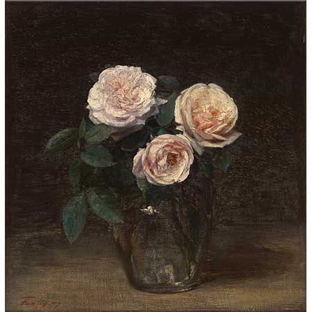 Henri Fantin Latour Pembe Güller