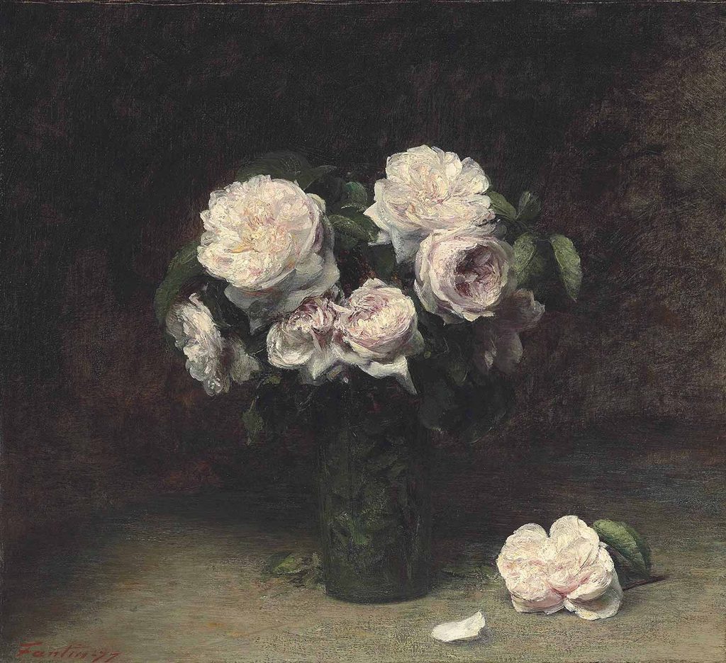 Henri Fantin Latour Bardakta Güller