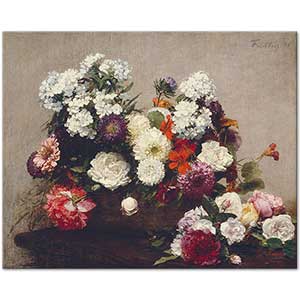 Henri Fantin Latour Çiçek Buketi