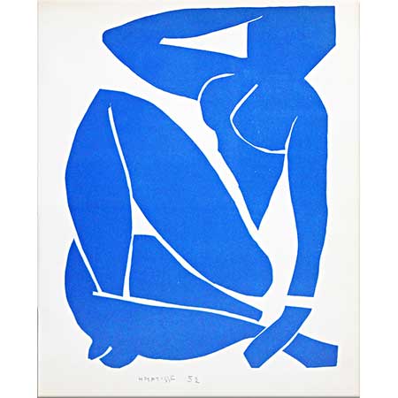 Henri Matisse Mavi Nü 03