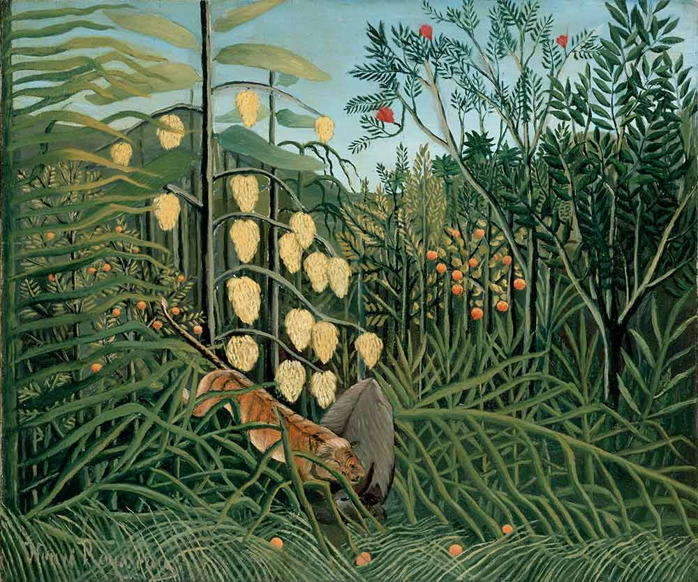 Henri Rousseau Kaplan ve Buffalo Savaşı