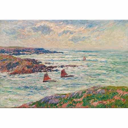 Henry Moret Doëlan Limanına Giriş Finistere