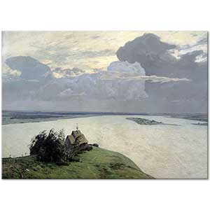 Isaac Levitan Göl Üzerinde