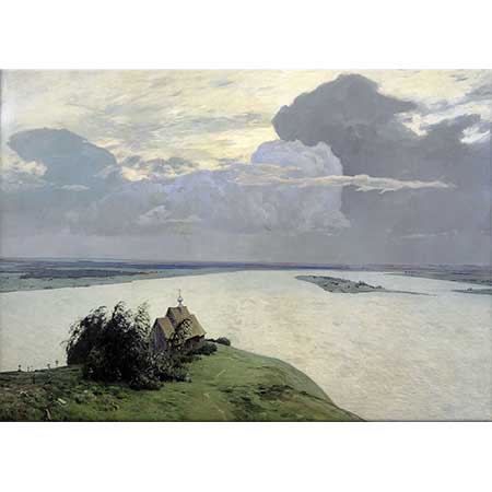 Isaac Levitan Göl Üzerinde