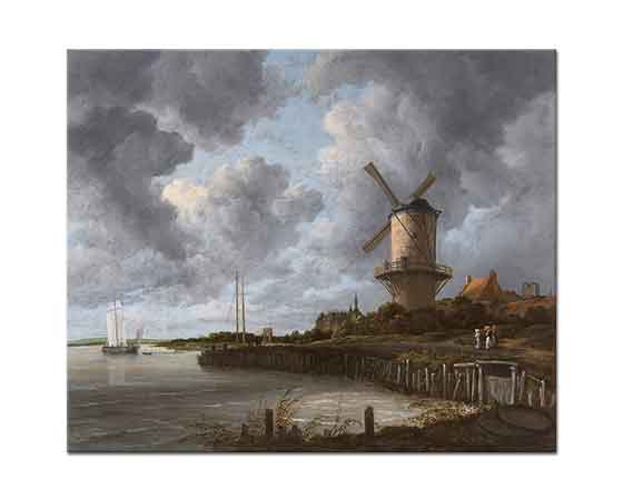 Jacob van Ruisdael Değirmen Manzarası