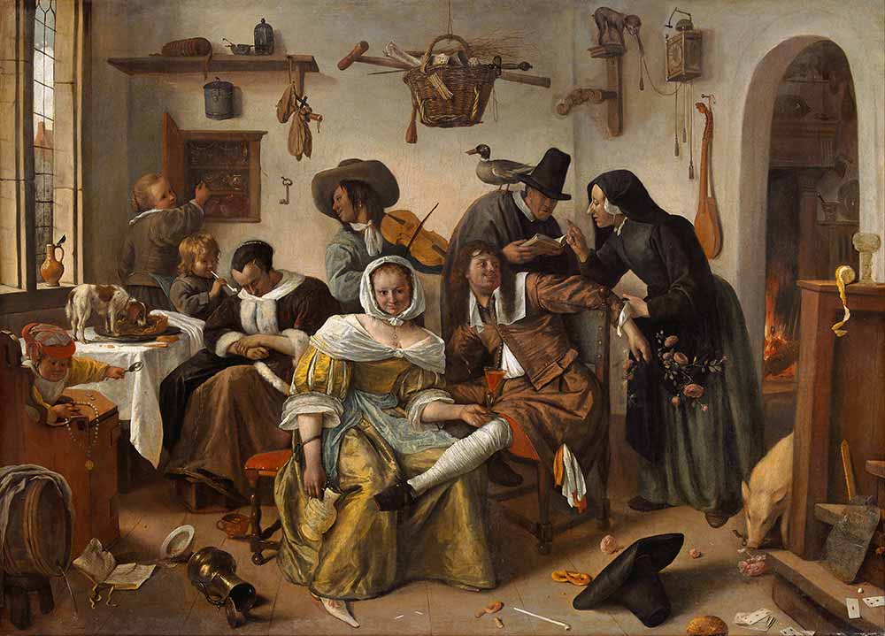 Jan Steen Dünya Tersine Dönüyor