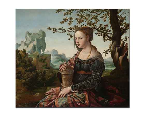 Jan van Scorel Kadın Portresi Maria Magdalena