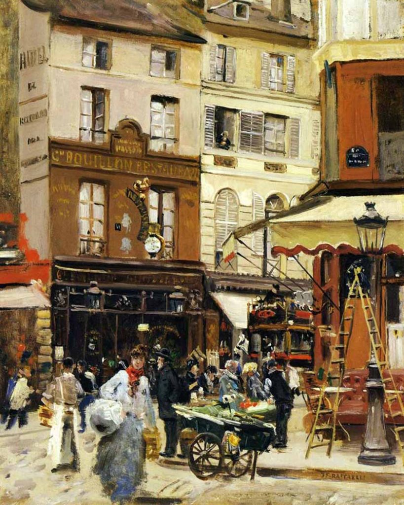 Jean Francois Raffaelli Montmartre Bulvarı