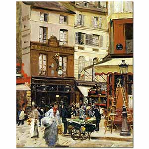 Jean Francois Raffaelli Montmartre Bulvarı