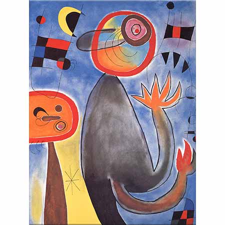 Joan Miro Ateş Çemberi ile Çizilen Gökyüzü