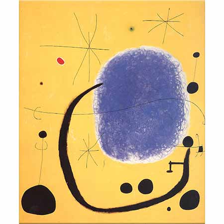 Joan Miro Gök Mavisinin Altını
