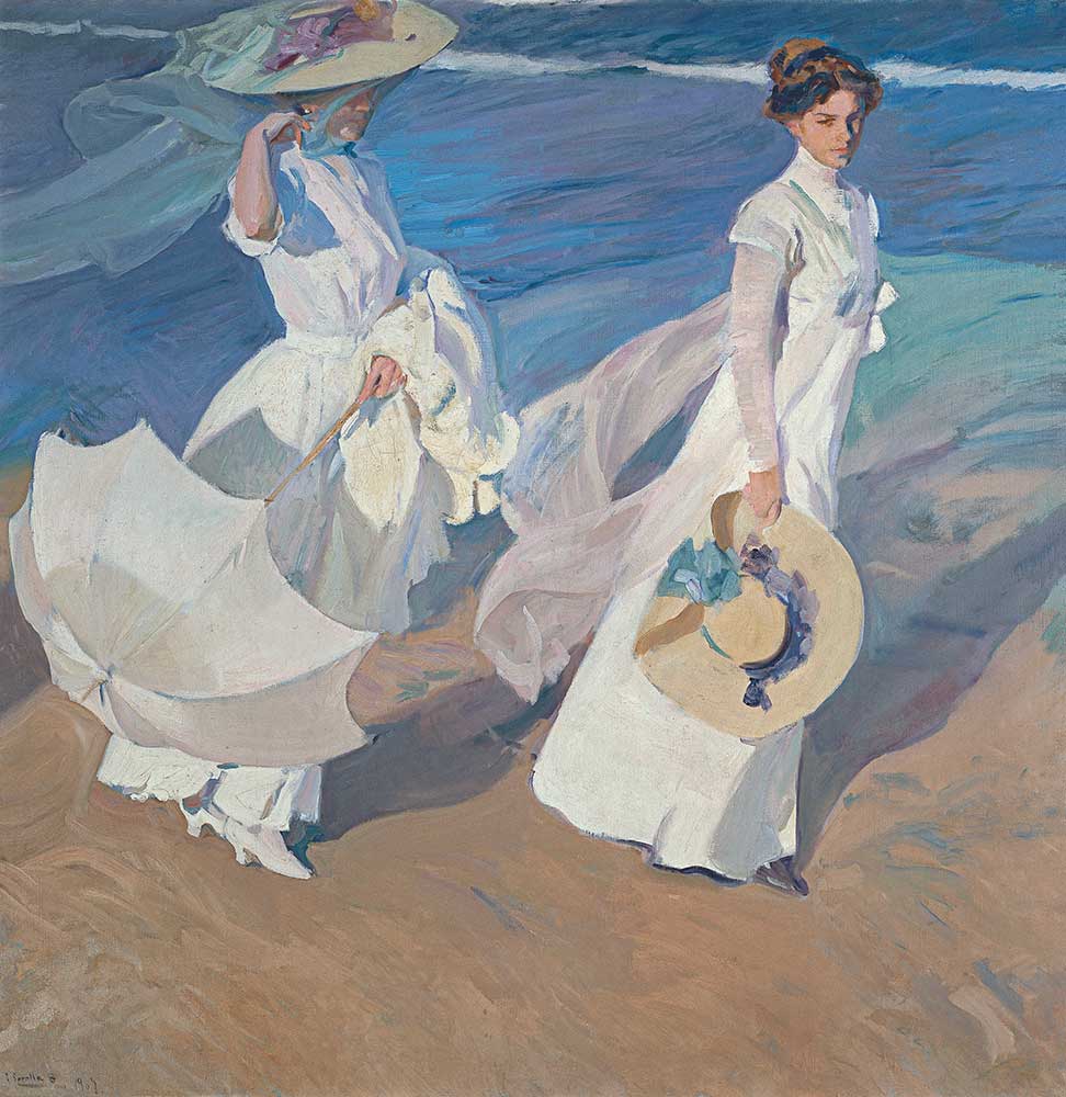 Joaquin Sorolla Sahilde Yürüyüş