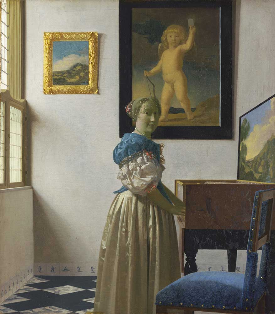 Johannes Vermeer Ayakta Kadın Portresi