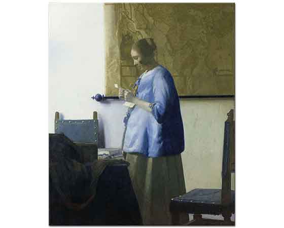 Johannes Vermeer Mektubunu Okuyan Kız