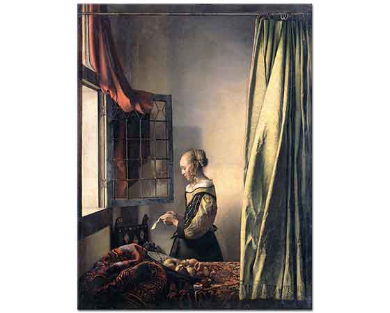 Johannes Vermeer Mektup Okuyan Kız