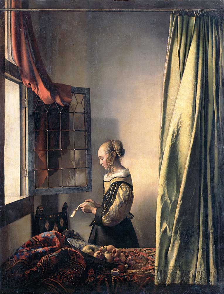 Johannes Vermeer Mektup Okuyan Kız