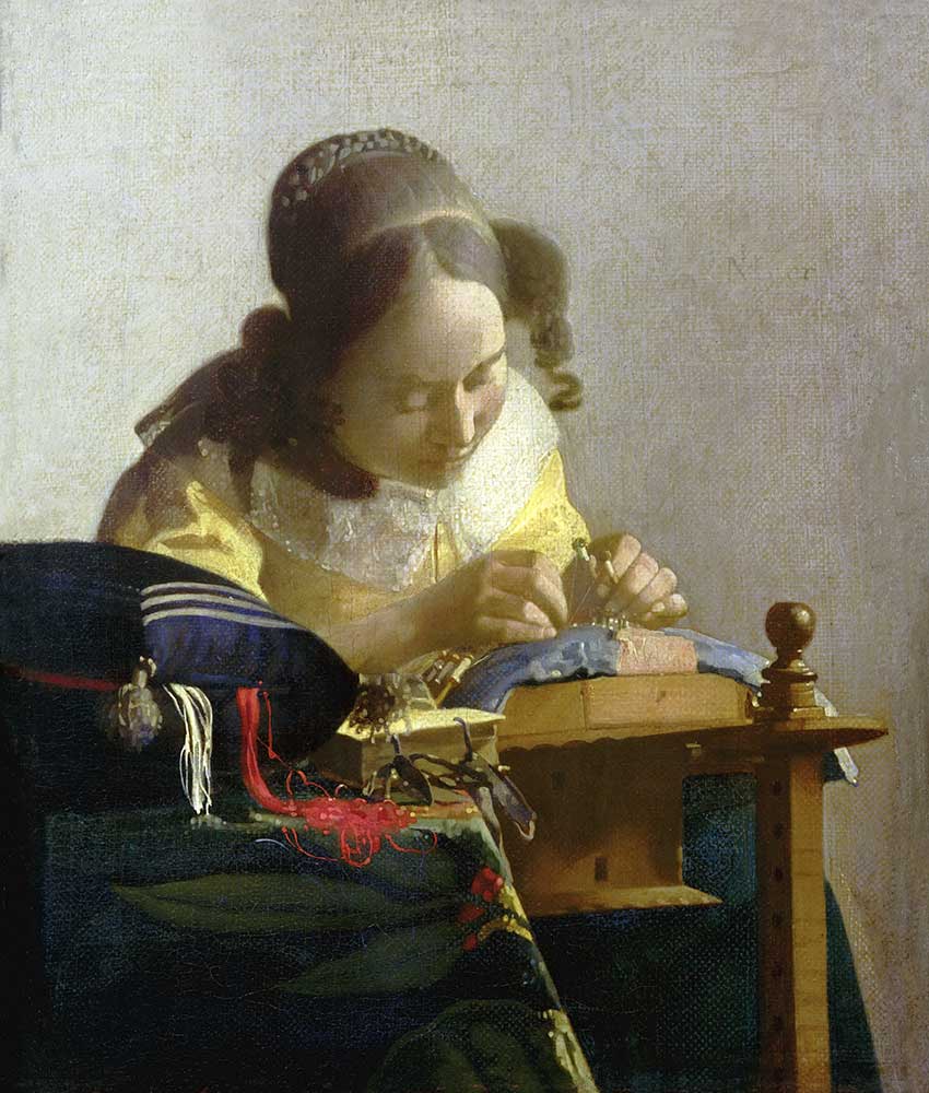 Johannes Vermeer Örgü Ören Kız
