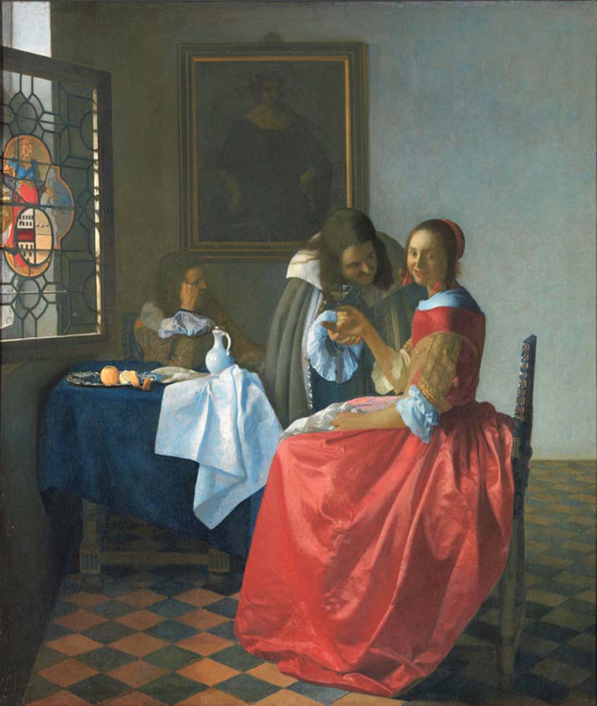 Johannes Vermeer Şarap Bardaklı Kız
