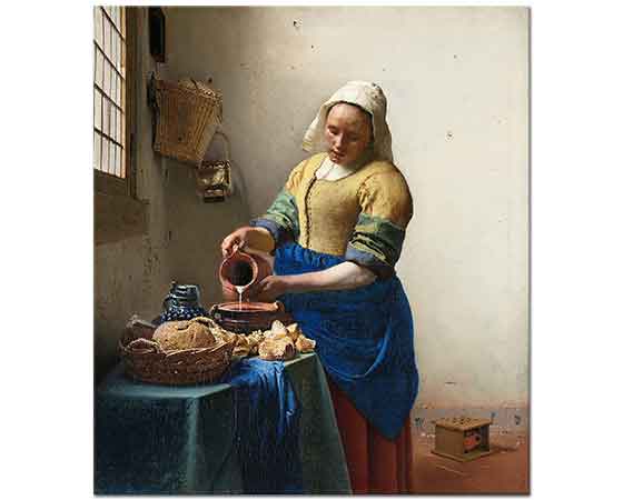 Johannes Vermeer Süt Koyan Hizmetçi