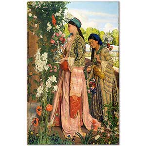 John Frederick Lewis Çiçek Bahçesinde
