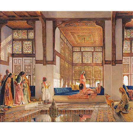 John Frederick Lewis Ziyaretçileri Kabul